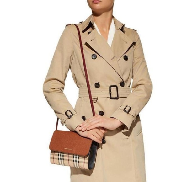 Burberry Handbags - BURBERRY Haymarket Check Loxley Small Shoulder Bag
